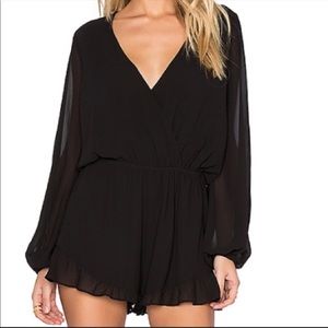 Show Me Your Mumu Black Rocky Romper
